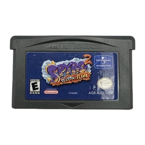 Spyro 2 Season Of Flame GBA, Game Boy Advance, Authentic, Loose Game Only Tested