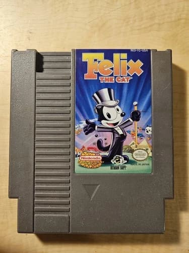 Felix the Cat Nintendo NES 1992 Authentic Game Cartridge Tested Working