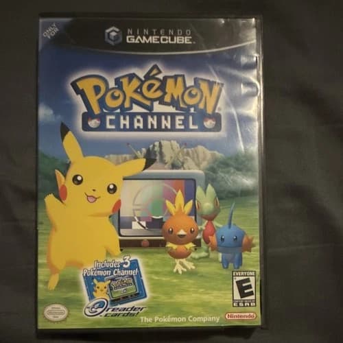 Nintendo Pokémon Channel GameCube Action Adventure E 2003 Manual Included CIB