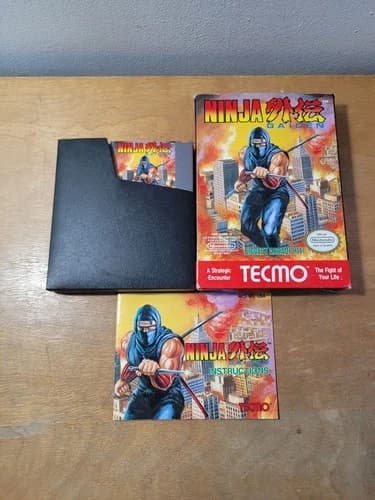 Ninja Gaiden - Nintendo NES *CIB W/ Foam* *Tested*