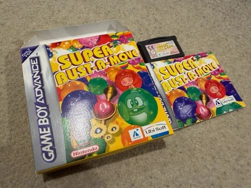 Super Bust-A-Move - Nintendo Game Boy Advance – Boxed w/ Manual – Excellent
