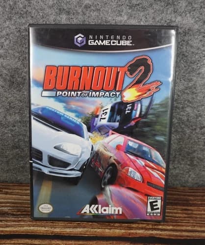 BURNOUT 2: POINT OF IMPACT, Nintendo GameCube Game, CIB, Manual, Reg, Card, etc
