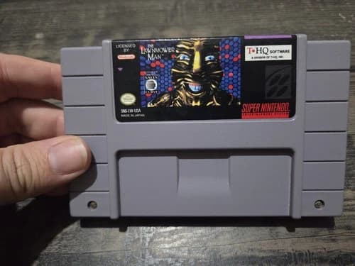 The Lawnmower Man (Super Nintendo SNES) Authentic, Game Cartridge Only Tested