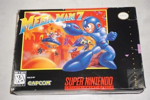 Mega Man 7 (Super Nintendo SNES) Complete in Box w/ Reg Card CIB