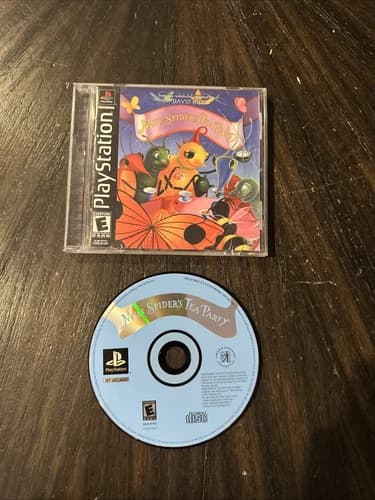 PlayStation 1 PS1 Game Miss Spiders Tea Party CIB Complete In Box