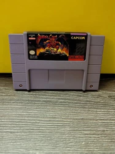 Demon's Crest SNES, Tested, Working