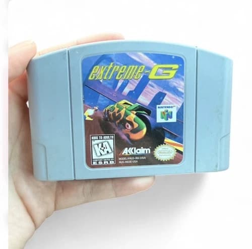 Extreme-G Nintendo 64 N64 Game Cartridge Authentic Tested Clean Label