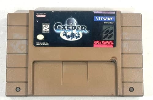 Casper (Super Nintendo Entertainment System, 1996) SNES Authentic Tested