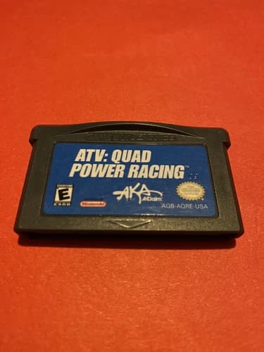 ATV: Quad Power Racing Gameboy Advance GBA Game Tested Working