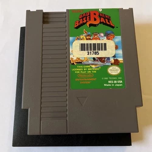 Bad News Baseball (Nintendo Entertainment System NES, 1990) Tested & Working