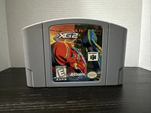 Extreme-G 2 XG2 (Nintendo 64 N64, 1998) Authentic Tested Working