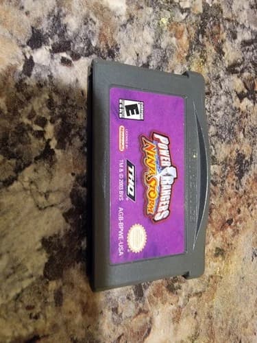 Power Rangers: Ninja Storm (Nintendo Game Boy Advance, 2003) GBA Tested Working