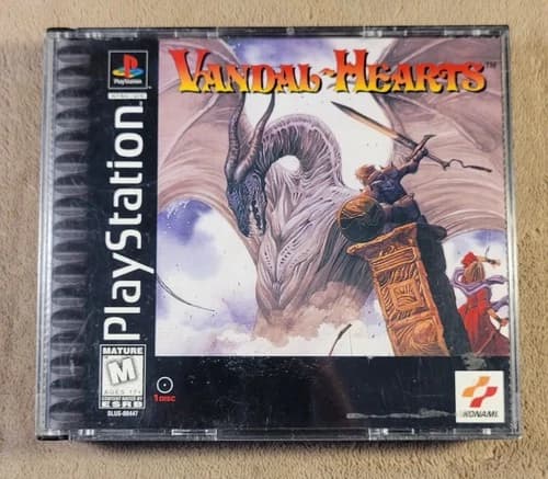 Vandal Hearts (Sony PlayStation 1, 1997) Complete PS1 CIB