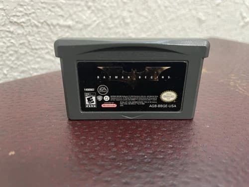 Batman Begins (Nintendo Game Boy Advance GBA) Authentic Tested Game Cartridge
