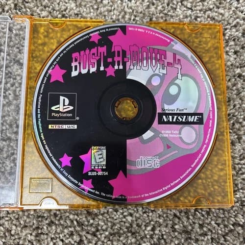 Bust-A-Move 4 (Sony PlayStation 1, 1998) Disc Only