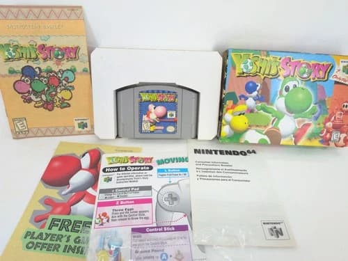 Yoshi's Story Nintendo 64 N64 Complete CIB W Inserts Manual Tested Authentic