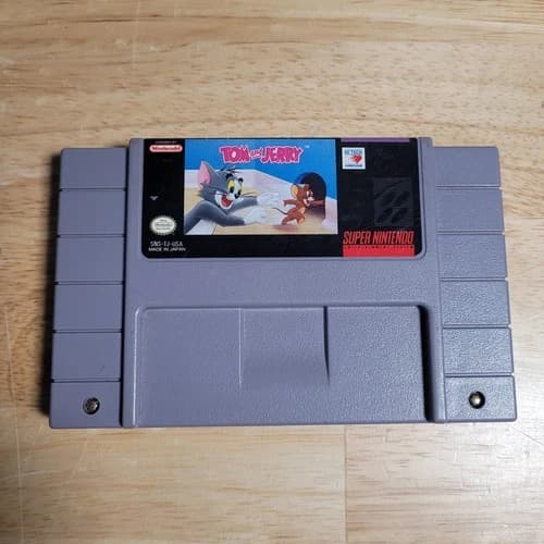 Tom and Jerry SNES Super Nintendo Entertainment System, 1993 - Tested
