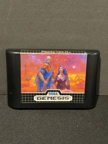 Phantasy Star II (Sega Genesis, 1990) Authentic, Tested Cart only RPG Fantasy