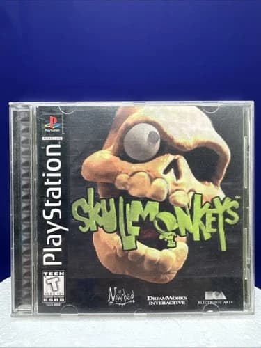 Skullmonkeys PS1 PlayStation 1 Lunar Cover Variant Complete Tested