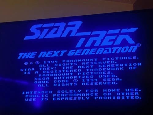 Star Trek: The Next Generation -- Echoes From the Past (Sega Genesis, 1994)