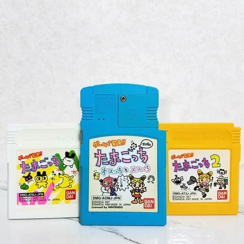 Game de Hakken Tamagotchi 1 2 Osutchi to Mesutchi Nintendo Gameboy Tested