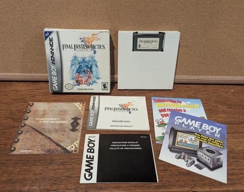 Final Fantasy Tactics Advance - Game Boy Advance - Complete CIB - Saves