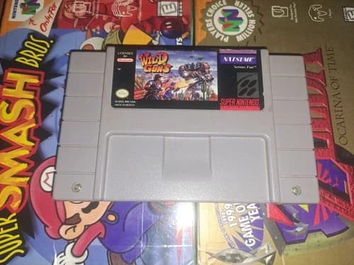 Wild Guns Super Nintendo 100% Original