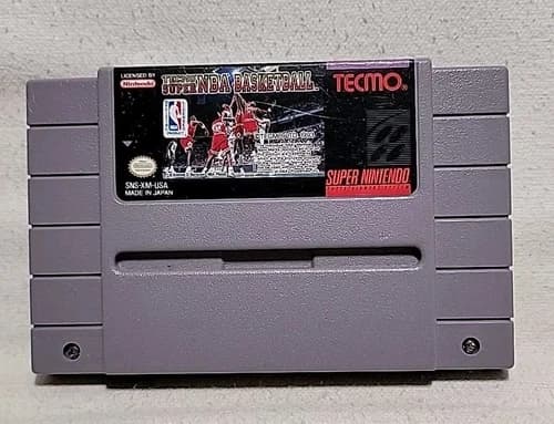 Tecmo Super NBA Basketball (SNES, 1993) - Tested, Working - Cartridge Only