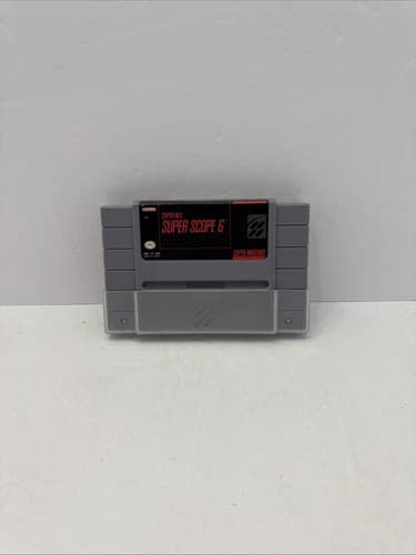 SUPER SCOPE 6 - Super Nintendo SNES (Authentic) Game, Tested & Working