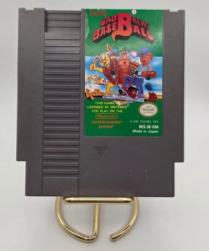 Bad News Baseball 1990 NES Nintendo Game Cartridge Only - Cleaned Tested Working