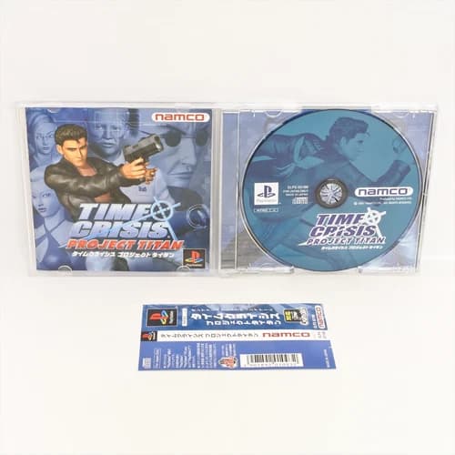 PS1 TIME CRISIS PROJECT TITAN Spine * Playstation For JP System 6202 p1