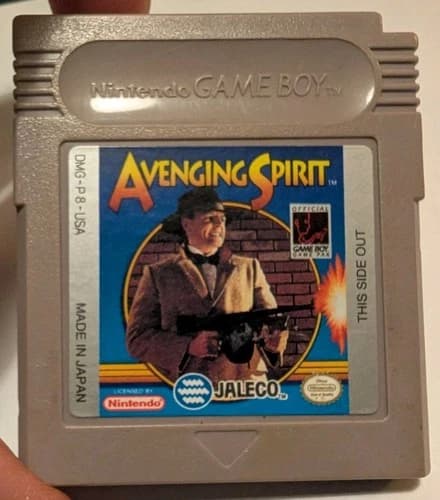 Avenging Spirit Game Boy Original Nintendo GB Authentic Tested Vintage 1989 1991