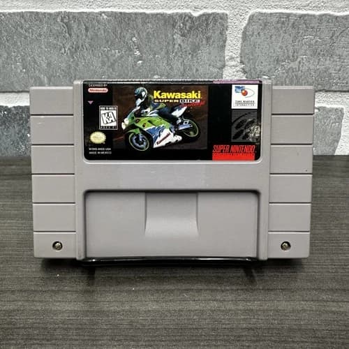 Kawasaki Superbike Challenge (Super Nintendo SNES, 1994) Authentic - Ships Fast!