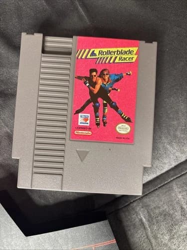 Rollerblade Racer (Nintendo NES, 1993) – Authentic Cartridge Tested & Working