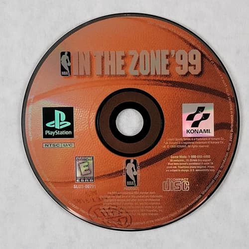 NBA In The Zone 99 - Loose Sony PS1 Playstation 1 Disc