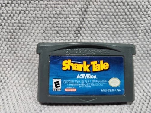 Shark Tale Game Boy Advance Nintendo GBA Authentic Saves DreamWorks Kids Movie