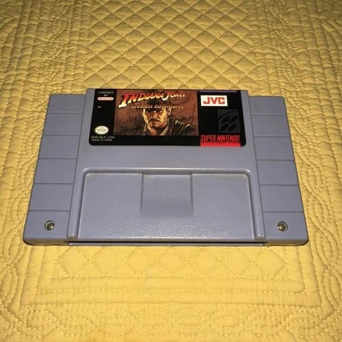 Indiana Jones Greatest Adventures SNES - Cleaned and Tested.