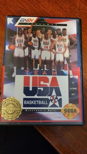 Team USA Basketball (Sega Genesis, 1992) Complete