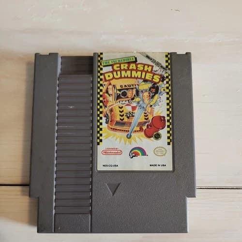 The Incredible Crash Dummies Nintendo NES Game Cartridge NTSC Acclaim