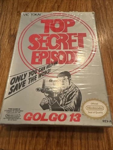 Golgo 13: Top Secret Episode Nintendo Entertainment System NES CIB Complete Box