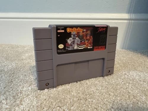 Super Nintendo SNES Clay Fighter Video Game Tested Working