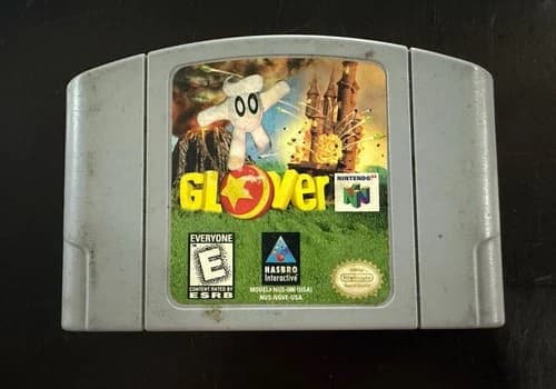 Nintendo 64 N64 - Glover - Tested & Working - Authentic