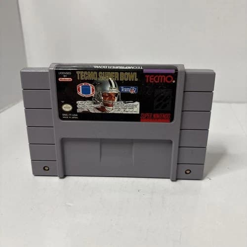 Tecmo Super Bowl (Super Nintendo Entertainment System, 1993) Cart Only