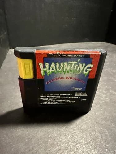Haunting Starring Polterguy Sega Genesis 1993 Game Only #M8