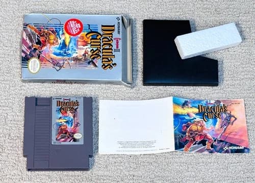 Castlevania III Dracula's Curse (Nintendo NES Game) Complete CIB - Tested