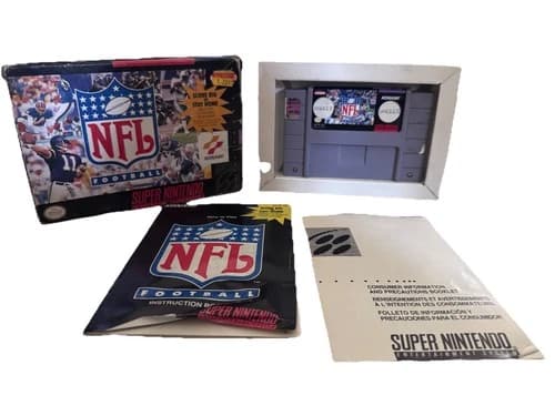 NFL Football - Super Nintendo SNES - Complete CIB Monrovia