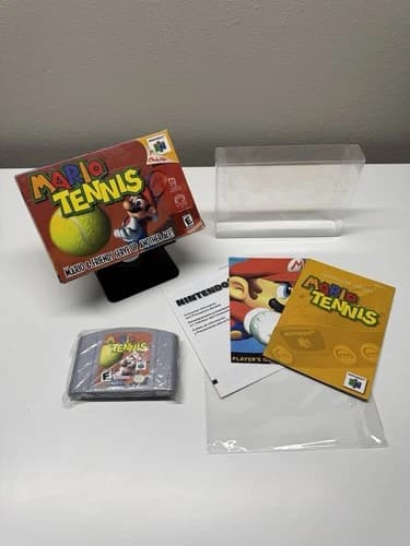 Mario Tennis (Nintendo 64, 2000) N64 Complete In Box CIB Clean Refurbished