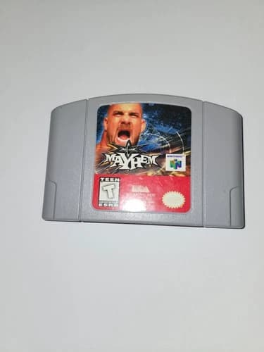 WCW Mayhem (Nintendo 64, N64) Fast Free Ship - World Championship Wrestling