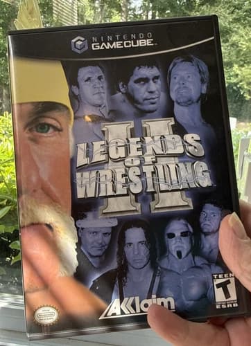 Legends of Wrestling II 2 (Nintendo GameCube, 2002) COMPLETE REG CARD