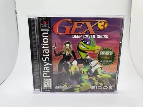 Gex 3: Deep Cover Gecko (Sony PlayStation 1, 1999) CIB
